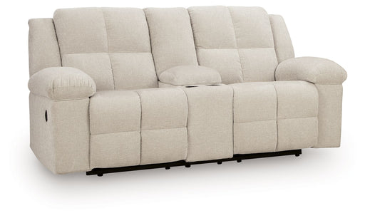 Orlen - Double Reclining Loveseat With Console - Winter Benchcraft®