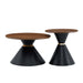 2 Piece Round Coffee Table Set For Living Room Home Essentials
