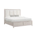 Melissa - 5 Piece Storage Bedroom Set With Padded Headboard Global Furniture USA