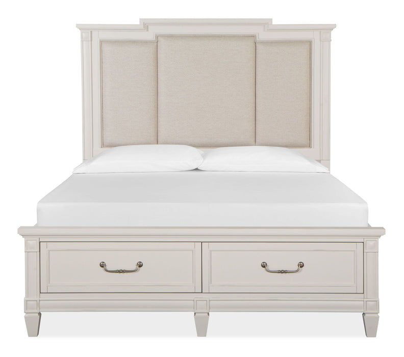 Willowbrook - Panel Upholstered Storage Bed Magnussen Furniture