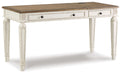 Realyn - Home Office Lift Top Desk - White / Brown Signature Design by Ashley®