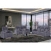 Austin - Reclining Sofa With Storage Arms - Gray Global Furniture USA