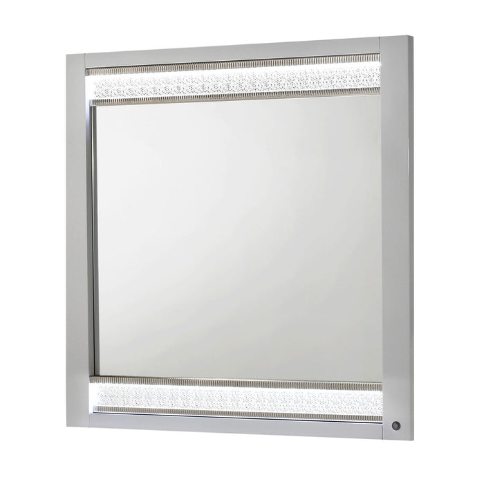 Glam - Mirror & LED Lighting (Includes Mirror Only) - White Matrix Furniture Group