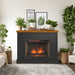 48" Fireplace With Mantel Home Essentials