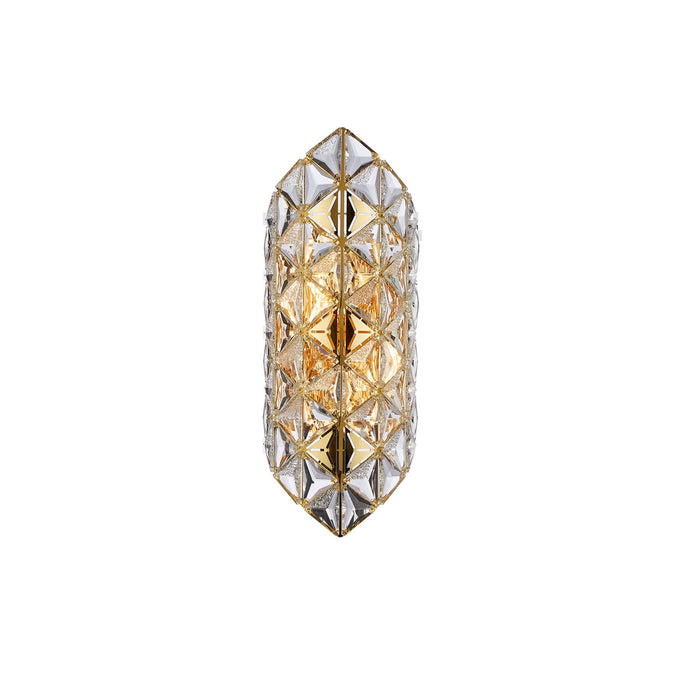 Michael Amini Lighting - Regalia 4-Light Crystal Wall Sconce - Gold Michael Amini