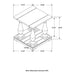 Byer - Rectangular Side End Table Coffee - Coffee Furniture Max