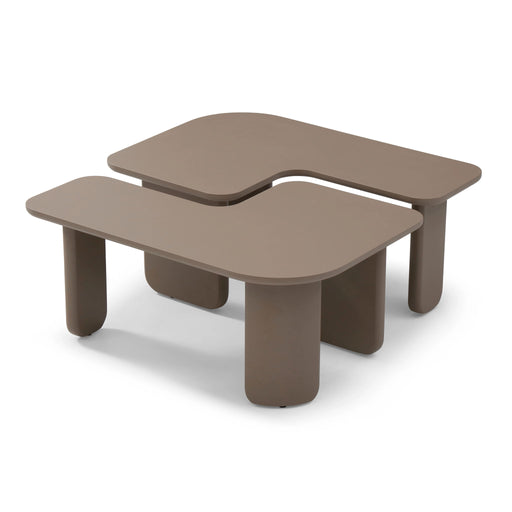 L-Shape Coffee Table For Living Room Home Essentials