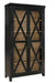 Ridgester - Display Cabinet - Light Brown / Black Benchcraft®