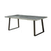Kaylia - Dining Table - Aluminum & Gunmetal ACME