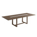 Linea - Dining Table With 2 Extensions - Light Beige / Brown Arredoclassic Italy