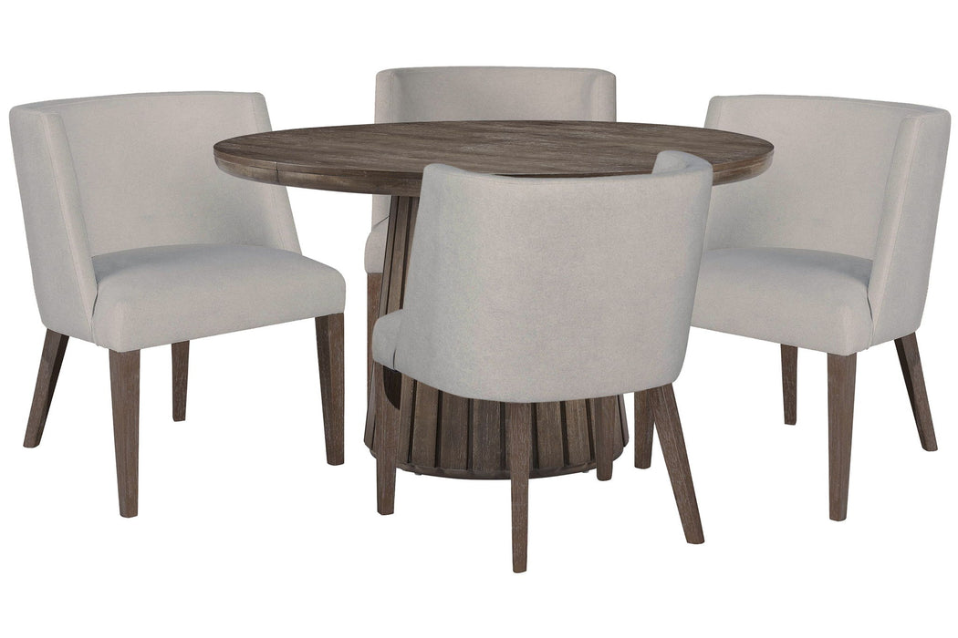 Kavanaugh - Extendable Round Dining Table Set Magnussen Furniture