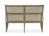 Lancaster - Bench With Upholstered Seat & Back - Dovetail Gray Magnussen Furniture