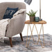 Patrice - Handcrafted Metal And Wood Accent Table Simpli-Home