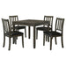 Rowland - 5 Piece Dining Set Furniture Max