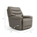 Oslo Antelope - Swivel Glider Recliner With Manual Footrest Home Essentials