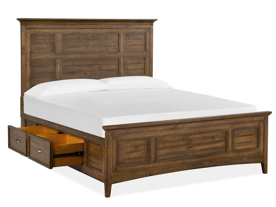 Bay Creek - Complete Panel Bed With Storage Rails Magnussen Furniture