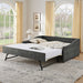 Upholstered Daybed With USB Charging & Pull Out Bed Home Essentials