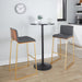 Mason Mara - Contemporary Versatile Desig Fixed Height Barstool (Set of 2) Lumi Source