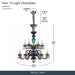Michael Amini Lighting - Noir 12-Light Traditional Crystal Chandelier - Black Michael Amini