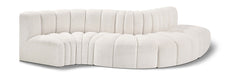 Arc - Boucle Fabric 5 Piece Modular Sofa Meridian Furniture