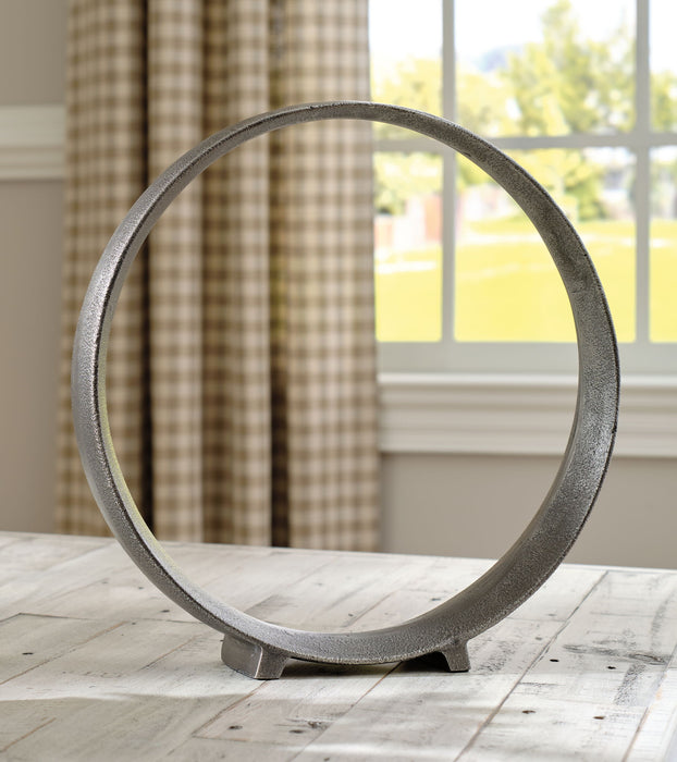 Ryandale - Sculpture (Set of 2) 15.5" - Antique Pewter Finish Signature Design by Ashley®