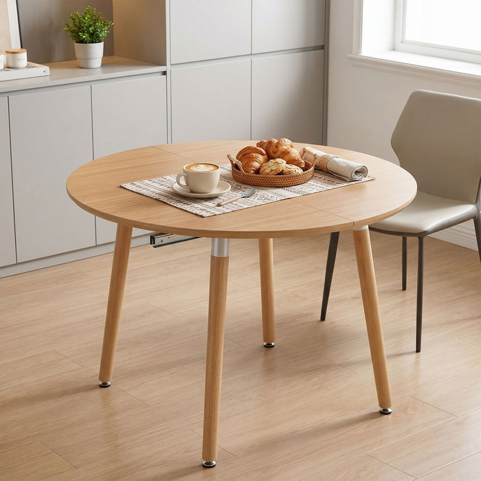 3 In 1 Extendable Dining Table - Wood Home Essentials