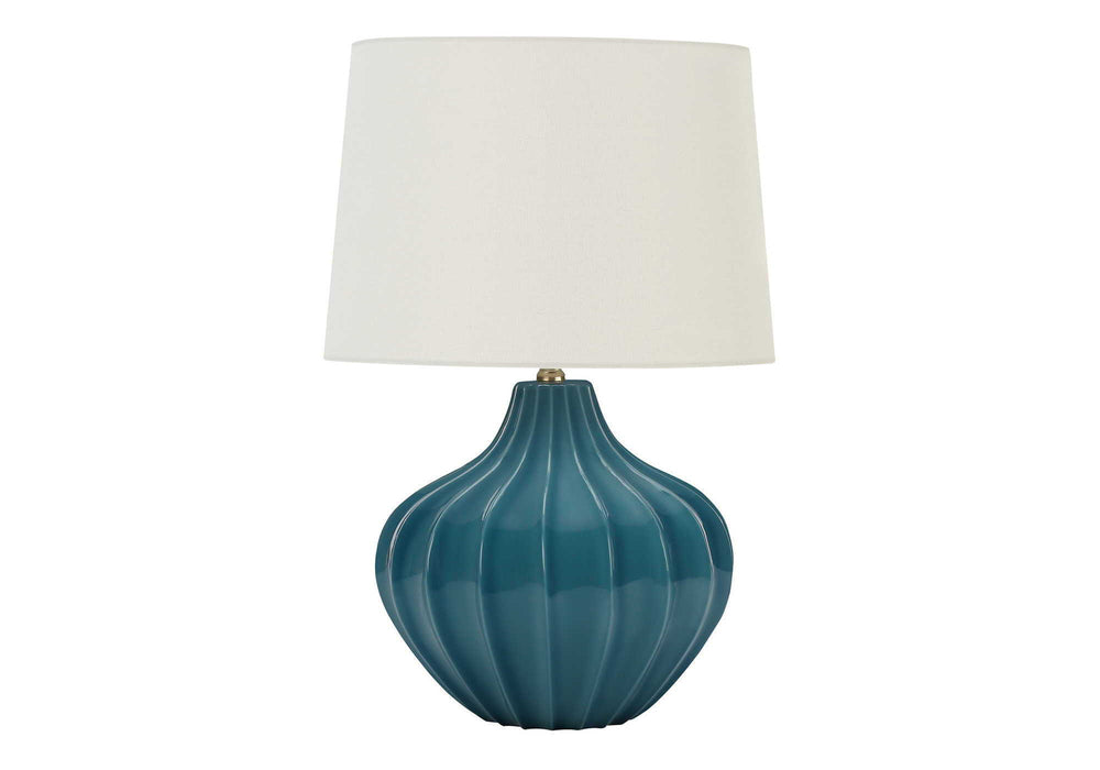 Lighting, Table Lamp, Ceramic, Transitional - Blue