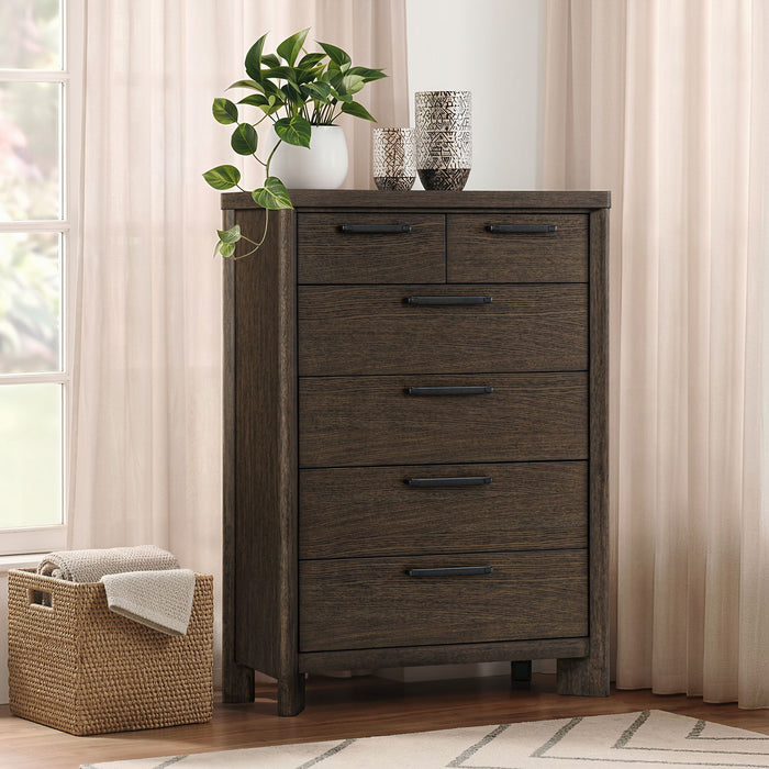 6 Drawer Chest With Top Drawers Emerald Home