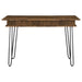 Writing Desk With 4 Hidden Storages - Brown Furniture Max
