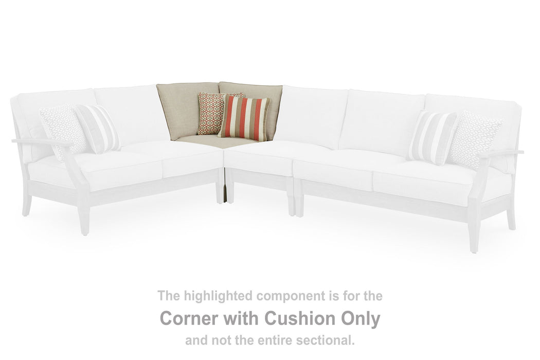 Clare View - Corner With Cushion - Beige Signature Design by Ashley®