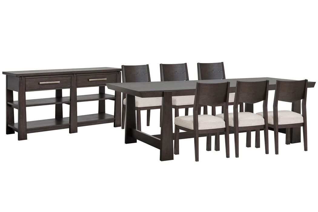 Tauren - Trestle Dining Table Set Magnussen Furniture