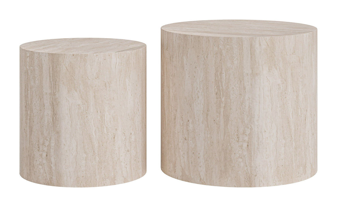 Carzo - Coffee Table Set - Stone Beige Zuo Modern