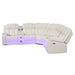 Challenger - Recliner Sectional Sofa, Built In USB, C Ports & Bluetooth Matrix Furniture Group