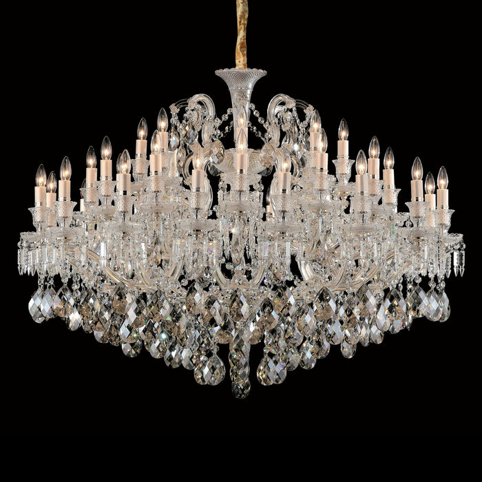 Michael Amini Lighting - Chambord 37-Light Traditional Crystal Chandelier - Clear Michael Amini