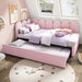 Upholstered Daybed With Pull-Out Bed Artistry At Home