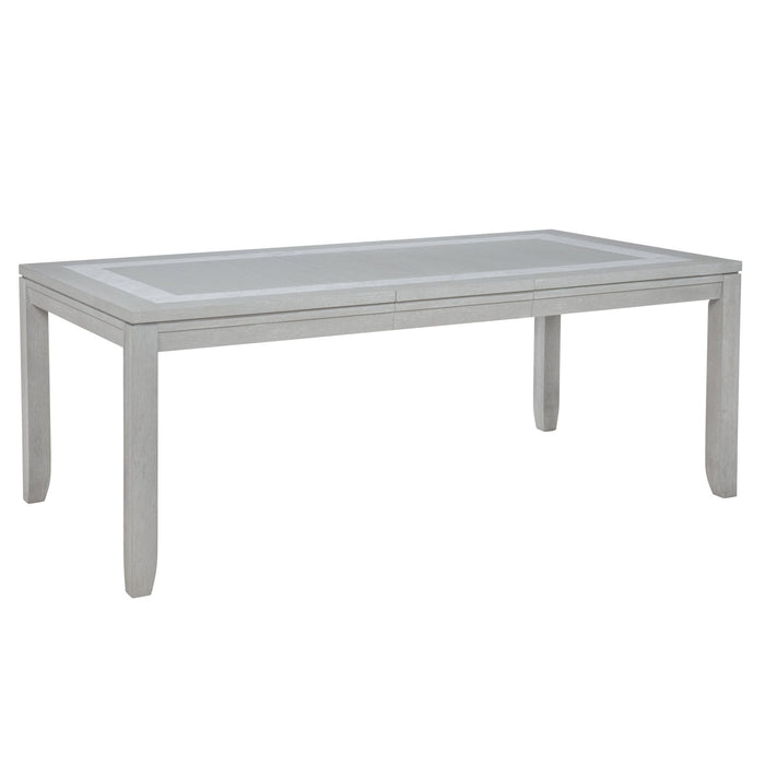 Fiona - Rectangle Dining Table - Mist Gray