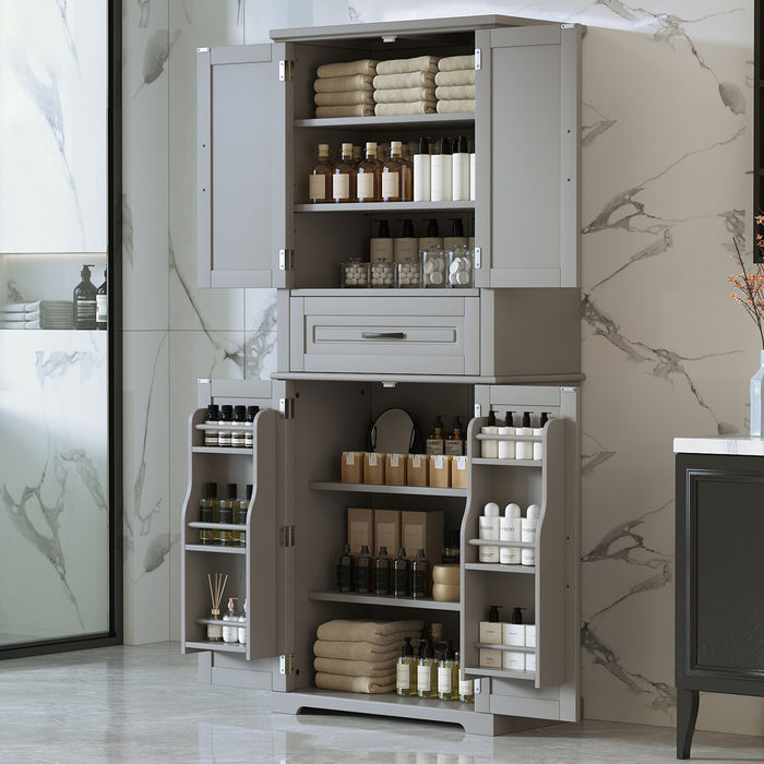 Bathroom Storage Cabinet With Drawer And Adjustable Shelf Noble House