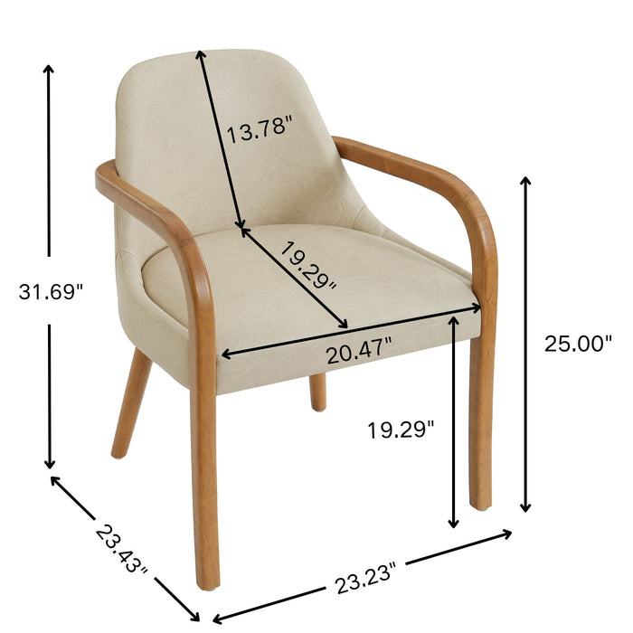 Dining Upholstered Armchairs (Set of 2) Noble House