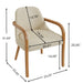 Dining Upholstered Armchairs (Set of 2) Noble House