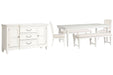 Willowbrook - Extendable Rectangular Dining Table Set Magnussen Furniture