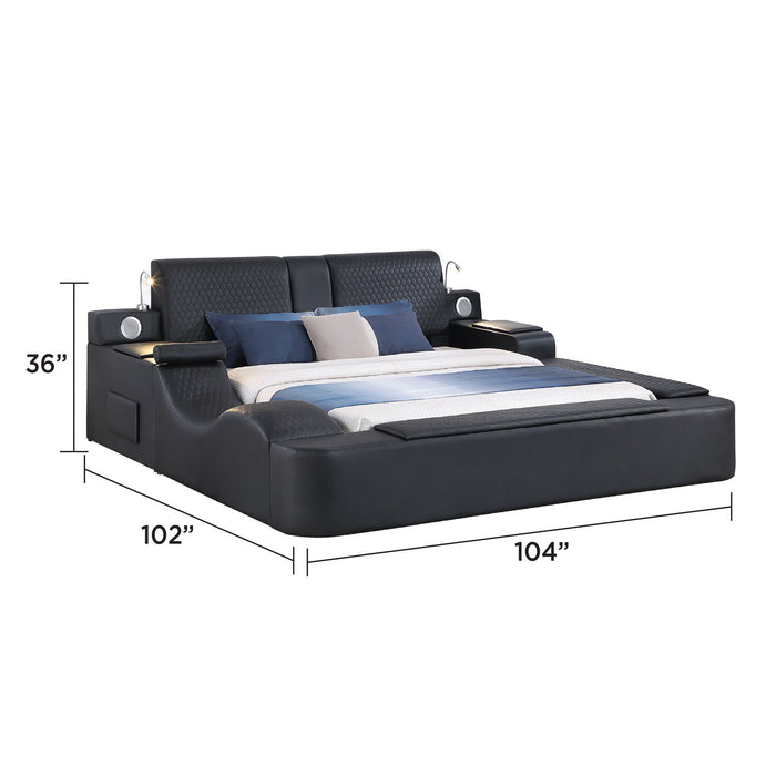 Zoya - Smart Multifunctional Bed, Built In Bluetooth Speakers, USB Charging Matrix Furniture Group