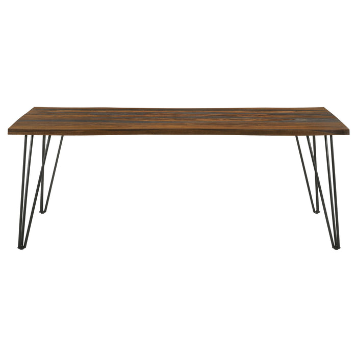 Neve - Sheesham Live Edge Dining Table - Gray Furniture Max