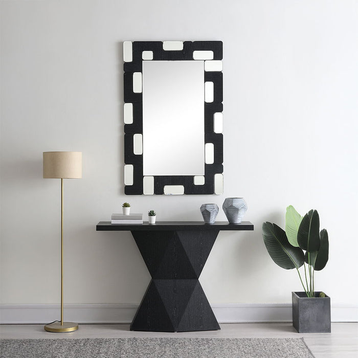 Dara - Accent Mirror - Black ACME