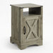 Farmhouse Nightstand, Charging Station & Storage Home Essentials