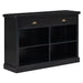Console Table With 2 Drawers And Open Shelves Hearth and Haven