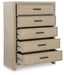 Calmoro - Five Drawer Chest - Gray Ashley®