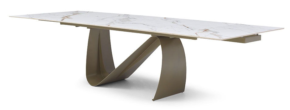 9087 - Dining Table - Champagne / Bronze Extravaganza Collection
