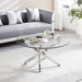 Round Table With Angular Slanted Legs Home Essentials