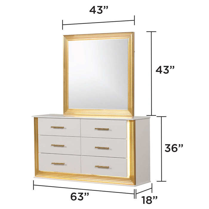 Obsession - Bedroom Set & LED Matrix Furniture Group