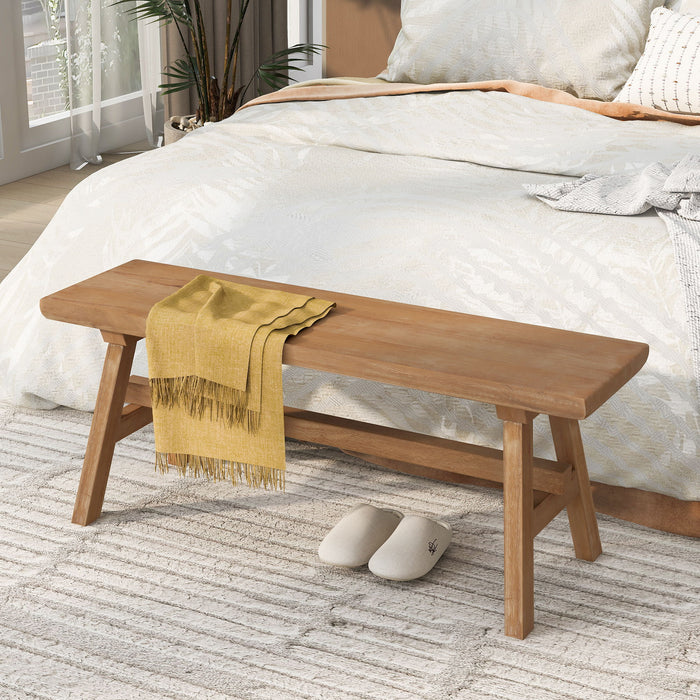 Farmhouse Dining Bench Home Essentials